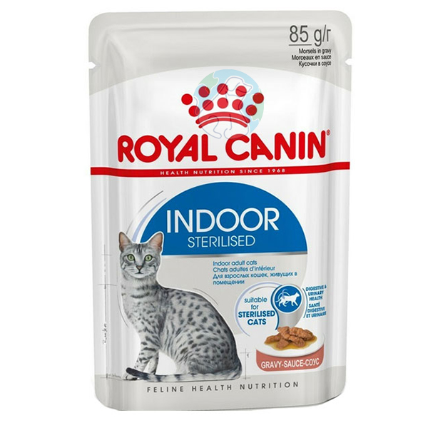 پوچ گربه سس سالسا 85گرمی Royal canin indoor sterilised